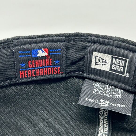 St Louis Cardinals Hat Baseball Cap Black Gray Chenille MLB New Era Fitted 7 3/8 - Picture 11 of 12